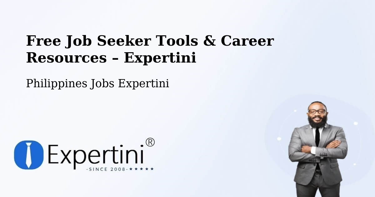 Free Job Seeker Tools & Career Resources – Palo - Palo, Philippines Jobs Expertini