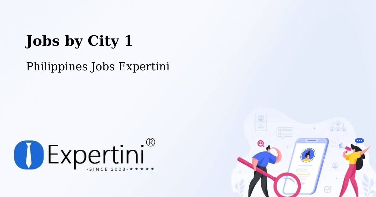 City Jobs in Philippines - Expertini