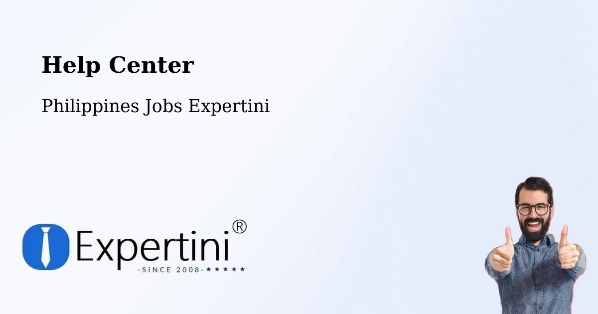 Help Center – Palo - Philippines Jobs Expertini